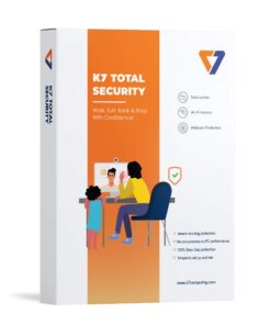 K7 Total Security 1 Device 1 Year (Email Delivery)