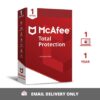 McAfee Total Protection 1 Device 1 Year Subscription (Email Delivery)