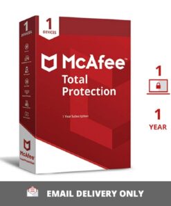 McAfee Total Protection 1 Device 1 Year Subscription (Email Delivery)